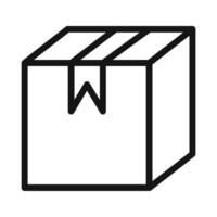 Secure Storage Box Icon Ideal for Packaging and Moving vector