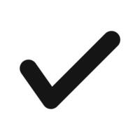 Confirmation Check Mark Icon Perfect for Approvals and Validations vector