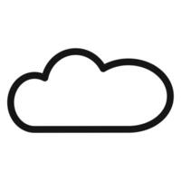 Cloud icon set vector