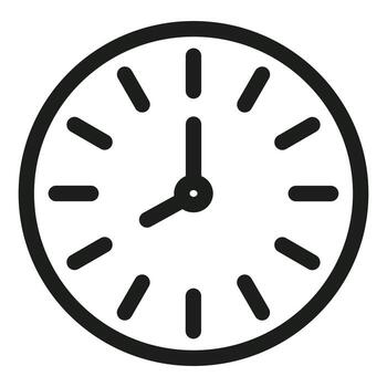 Clock icon set vector