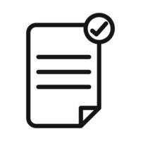 Approved Document Check Icon Ideal for Legal and Administrative Use vector