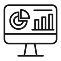 Analytics Dashboard Icon Perfect for Business Insights vector