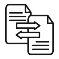 Fast Data Transfer Icon Ideal for Networking and Connectivity vector