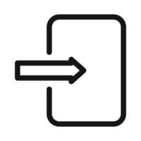 Computer Enter Button Icon for Data Entry vector