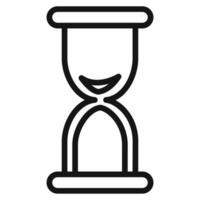 Time Running Out Hourglass Icon Perfect for Deadline Management vector