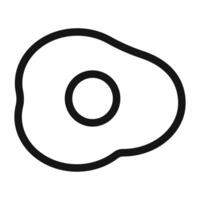 Fried Egg Icon Collection Breakfast and Brunch Illustrations for Culinary Projects vector