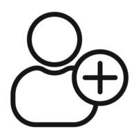 User Follow Icon Perfect for Social Media and Networking vector