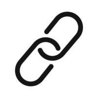 Web Link Icon Ideal for Internet Connectivity and Hyperlinks vector