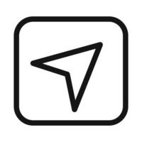 GPS Navigation Icon Perfect for Maps and Directions vector
