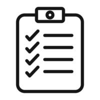 Task List Check Icon Perfect for To-Do Lists and Task Management vector