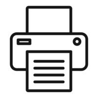 Office Print Icon Perfect for Document Printing vector
