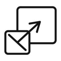 Resize Icon Collection Adjustment Tools Illustrations for Graphic Design and Tech Projects vector