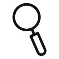 Search Tool Icon Ideal for Online and Application Search Functions vector