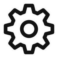 System Settings Icon Perfect for Configuration and Preferences vector