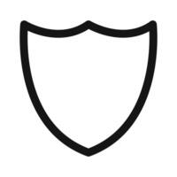 Protective Shield Icon Perfect for Security and Safety Applications vector