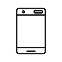 Modern Smartphone Icon Ideal for Mobile Technology and Gadgets vector
