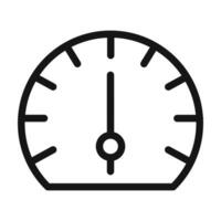 Vehicle Tachometer Icon for Performance Tuning and Automotive Diagnostics vector