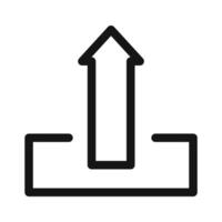 Easy Upload Icon Perfect for File Sharing and Digital Media vector