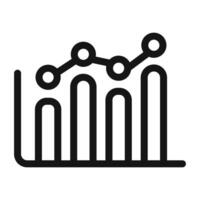 Data Stats Icon Ideal for Performance Metrics and Analytics vector