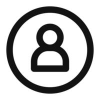 User Icon Perfect for Profile and Account Personalization vector