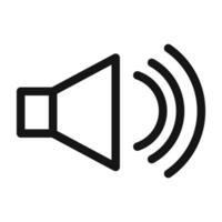 Sound Volume Icon Perfect for Audio Controls vector