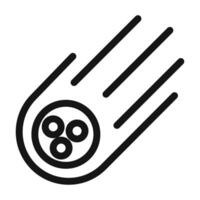 aerolite icon mark in filled style vector