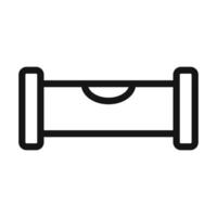 bubble level icon mark in filled style vector