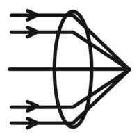 convex icon mark in filled style vector