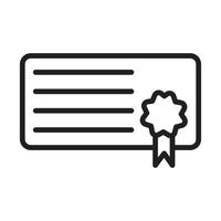 certificate icon set vector