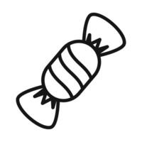 Candy icon mark in filled style vector