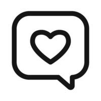 Comment icon mark in filled style vector