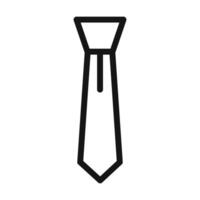 cravat necktie icon mark in filled style vector