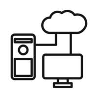 Data Sync icon mark in filled style vector
