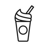 Frappe icon mark in filled style vector