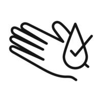 hypoallergenic icon set vector