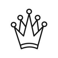 king crown icon vector