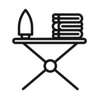 ironing table icon vector