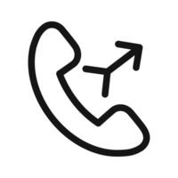 merge call icon mark in filled style vector