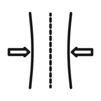 Resilience icon mark in filled style vector