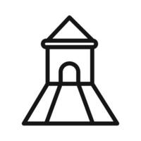 Rubber kid slide icon mark in filled style vector