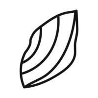 shallots icon mark in filled style vector