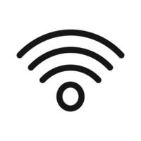 Wifi icon mark in filled style vector