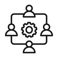 Coordination Symbol mark in filled style vector