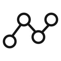 Conceptualization Symbol mark in filled style vector