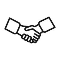 Commitment Symbol mark in filled style vector