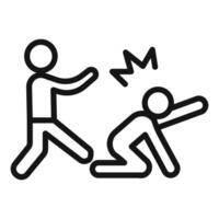 abandonment Symbol mark in filled style vector