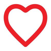 Hearts Symbol mark in filled style vector