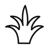 Grass Symbol mark in filled style vector
