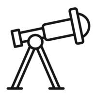 Telescope Symbol mark in filled style vector