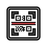 scan me product label caution color icon illustration vector